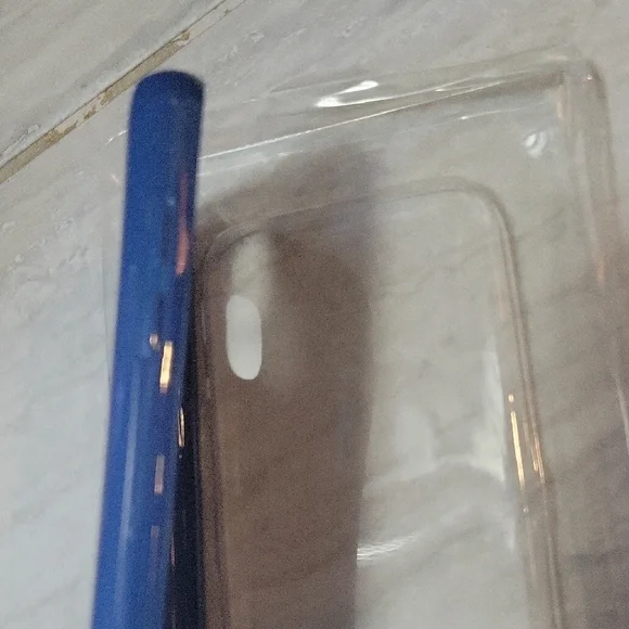 SYS Slimline Series Samsung Galazy K3 Achieve Black, silver,and Blue Phone Cases - Picture 14 of 14